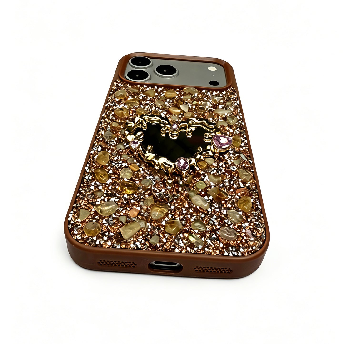 Wealth Crystal Phone Case Attract Abundance · Boost Confidence · Elevate Your Energy