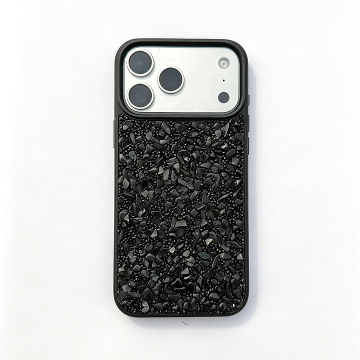 Obsidian Protection Case Handcrafted Crystal Energy Phone Case