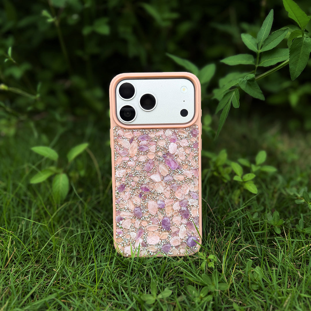 Rose Aura Harmony Crystal Phone Case