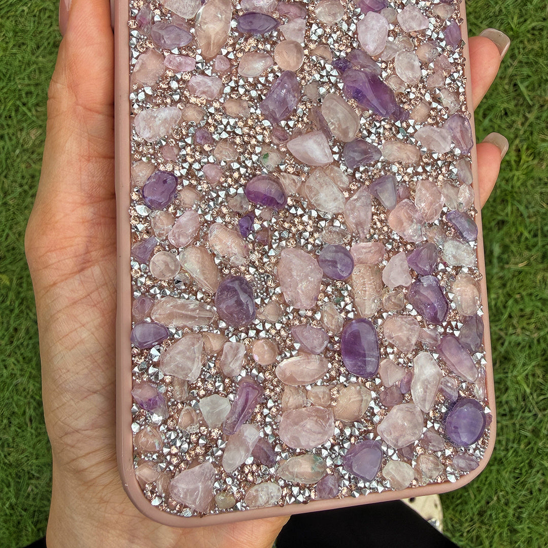 Rose Aura Harmony Crystal Phone Case