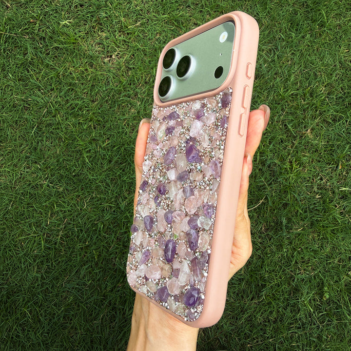 Rose Aura Harmony Crystal Phone Case