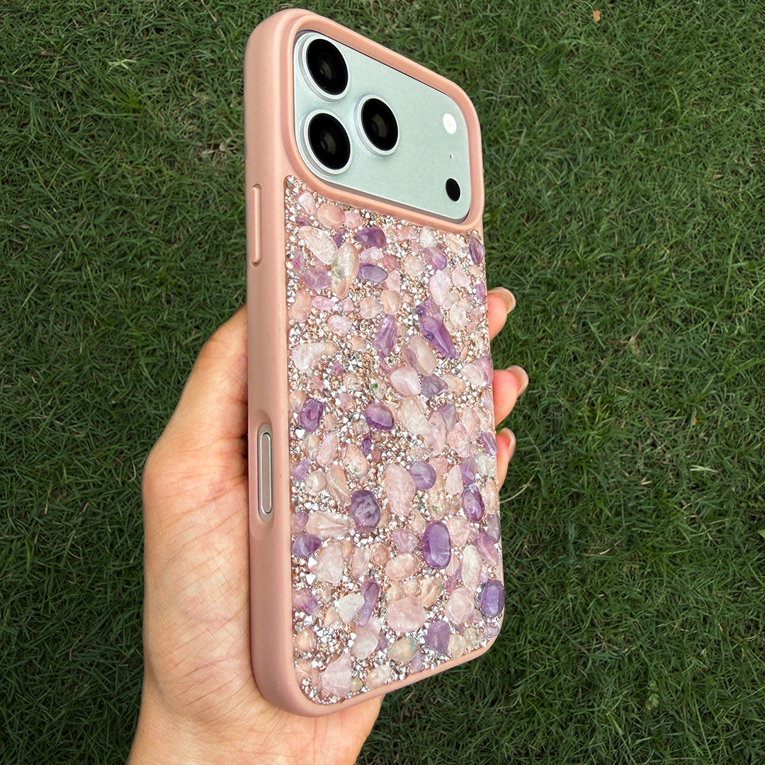 Rose Aura Harmony Crystal Phone Case