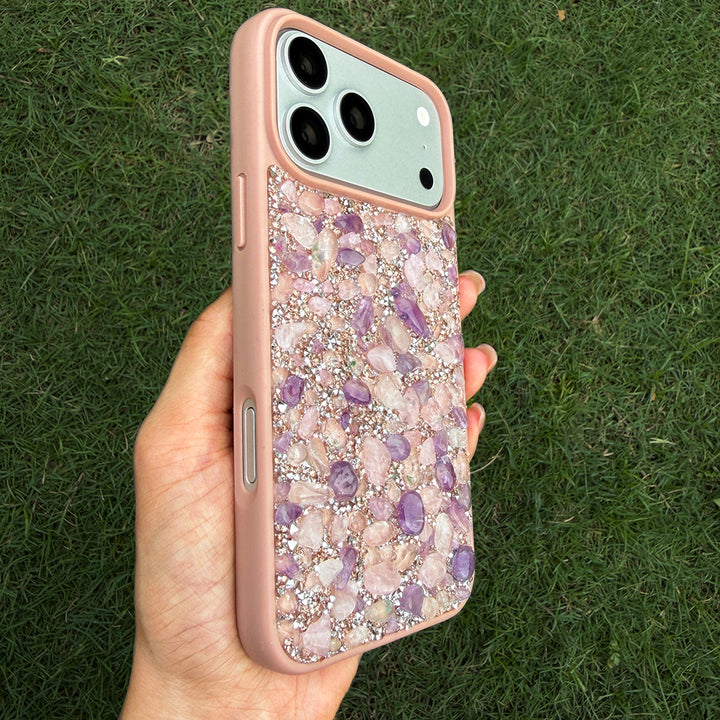 Rose Aura Harmony Crystal Phone Case