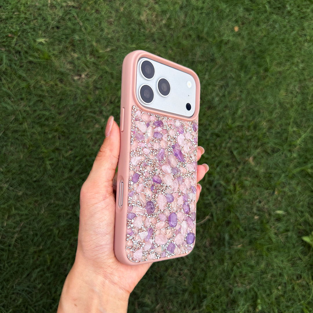 Rose Aura Harmony Crystal Phone Case