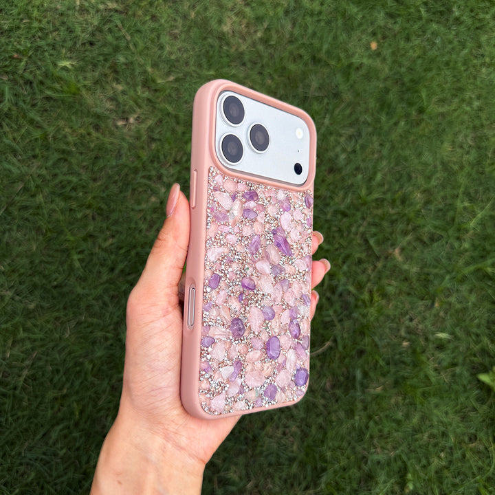 Rose Aura Harmony Crystal Phone Case