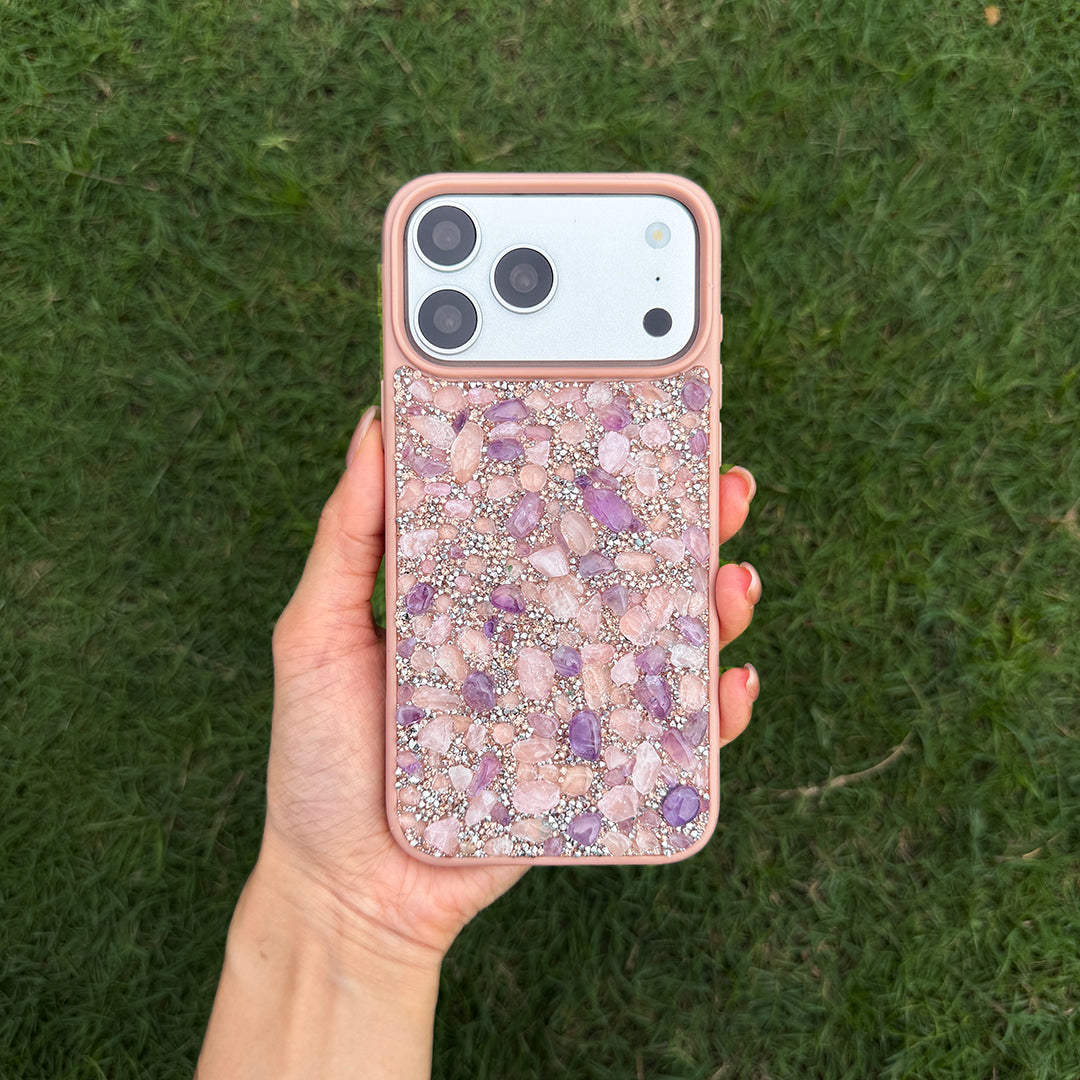 Rose Aura Harmony Crystal Phone Case