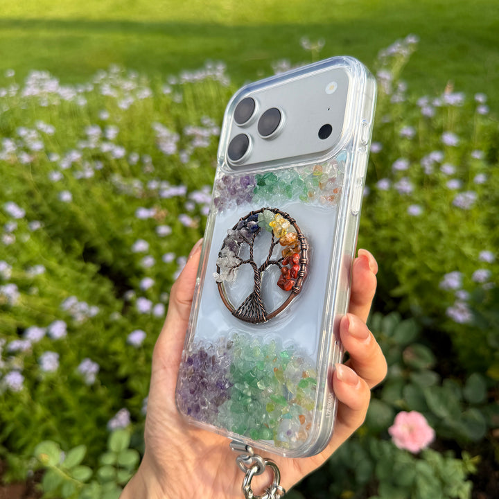 Tree Of Life Crystal Energy Phone Case— A Symbol Of Growth, Balance &amp; Connection
