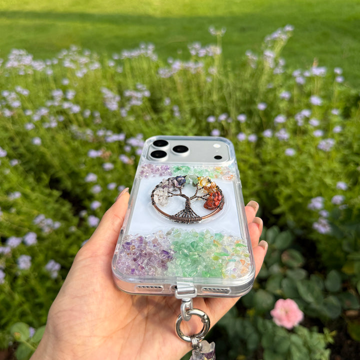 Tree Of Life Crystal Energy Phone Case— A Symbol Of Growth, Balance &amp; Connection