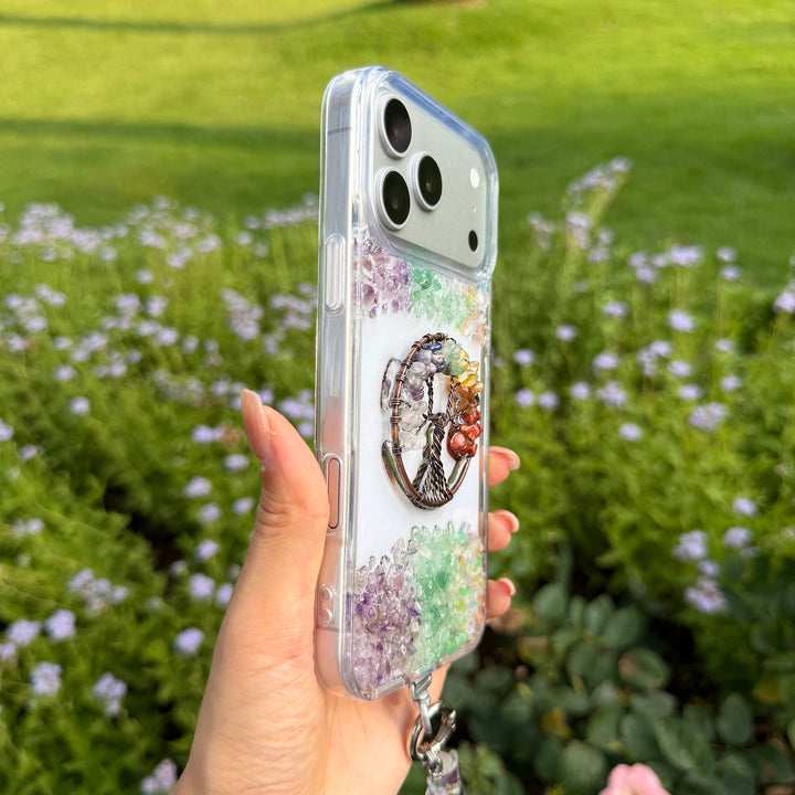 Tree Of Life Crystal Energy Phone Case— A Symbol Of Growth, Balance &amp; Connection