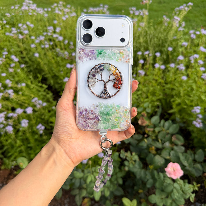 Tree Of Life Crystal Energy Phone Case— A Symbol Of Growth, Balance &amp; Connection