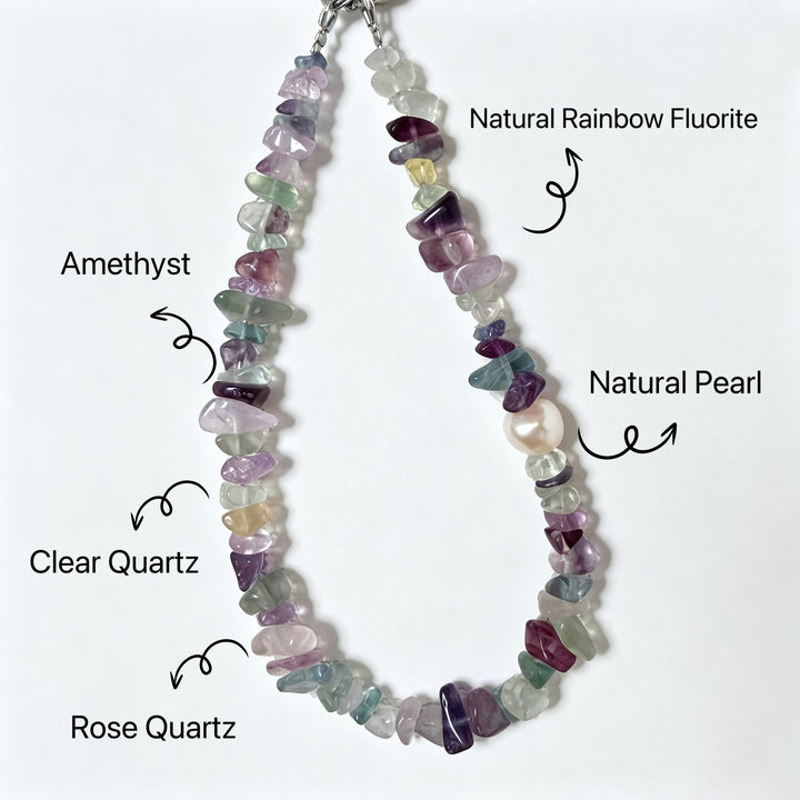 Balanced Energy Crystal Phone Lanyard