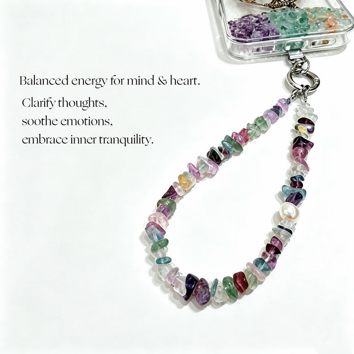 Balanced Energy Crystal Phone Lanyard