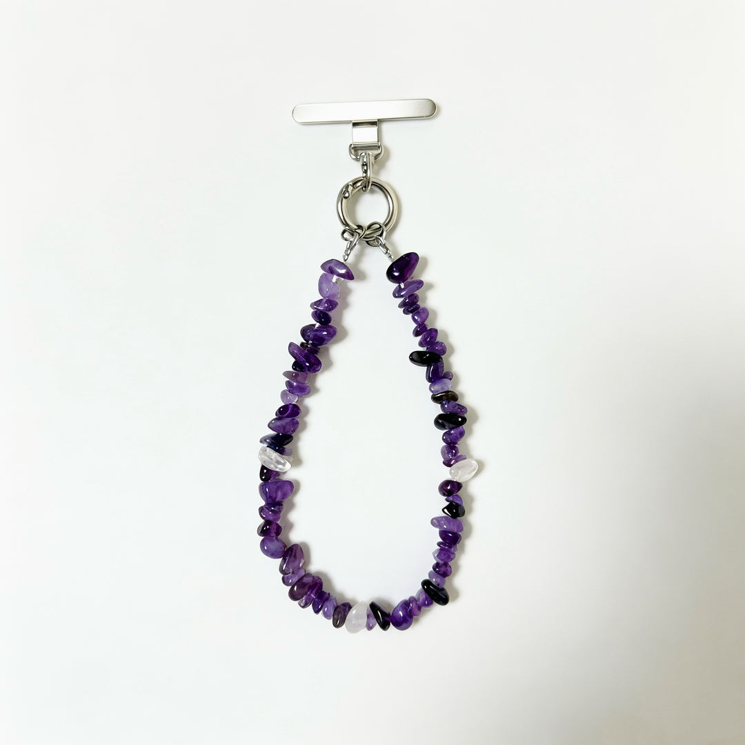 Amethyst Calm Crystal Phone Lanyard