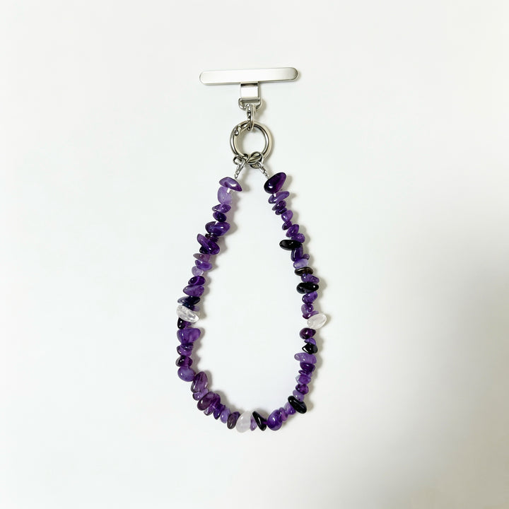 Amethyst Calm Crystal Phone Lanyard