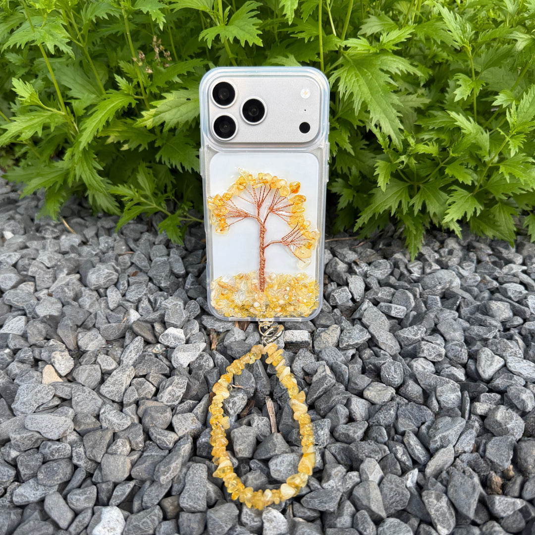 Citrine Tree of Life Crystal Phone Case