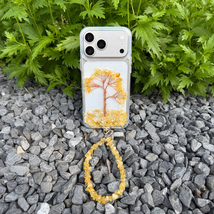 Citrine Tree of Life Crystal Phone Case