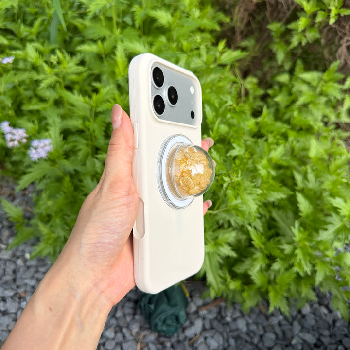 Citrine Crystal Shaker Magnetic Phone Grip