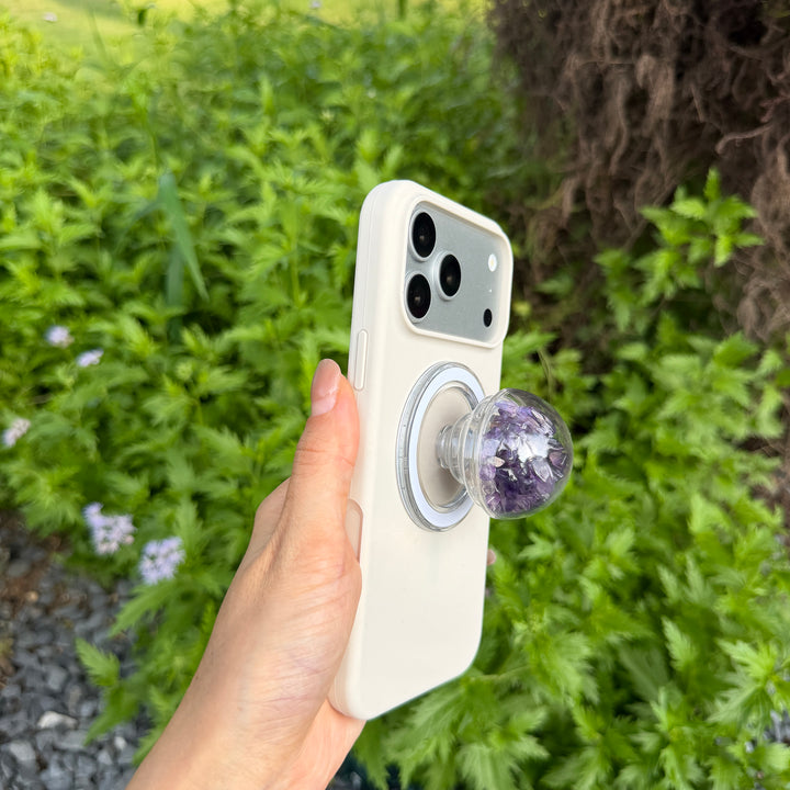 Amethyst Crystal Shaker Magnetic Phone Grip