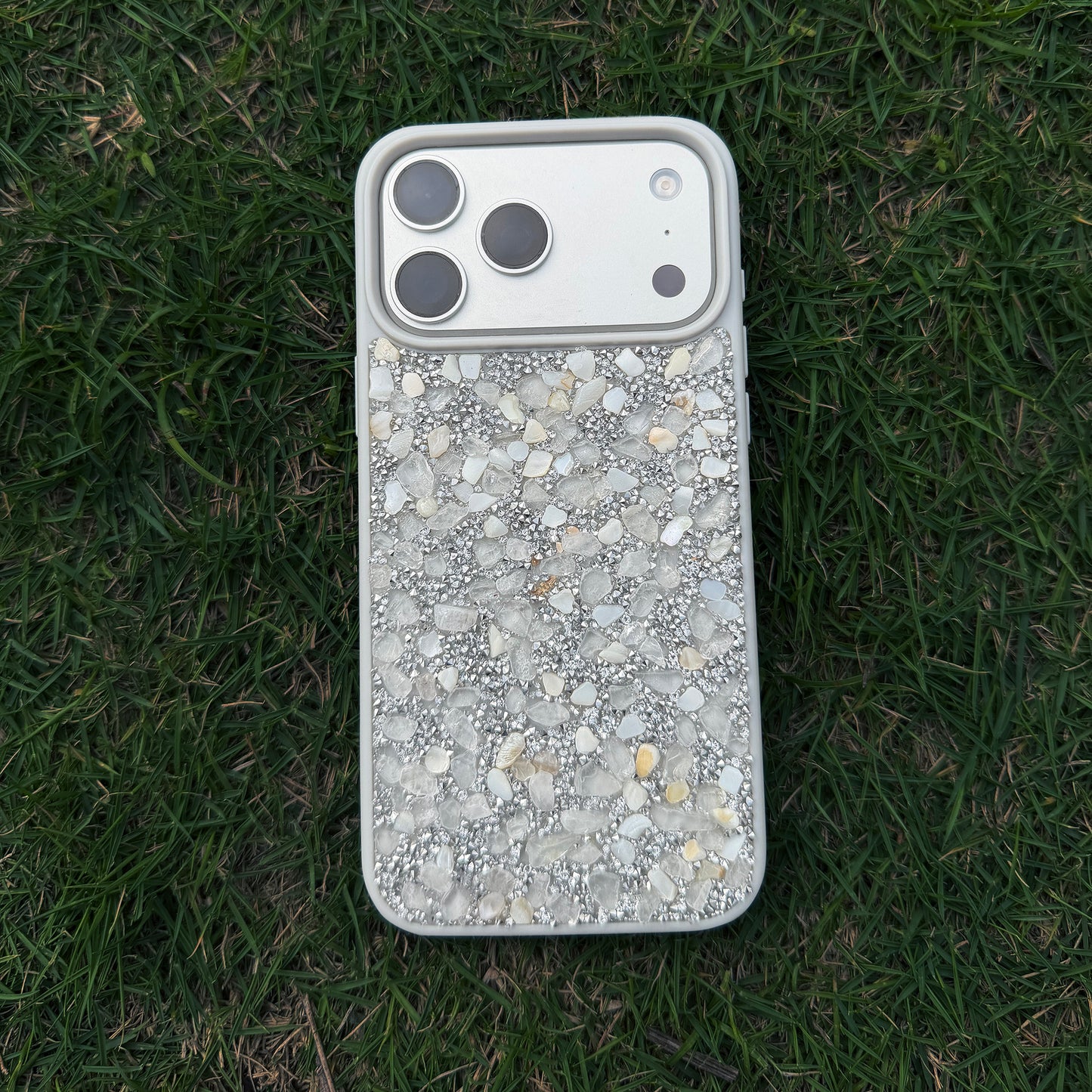 Pure Energy Cleansing Phone Case Clear Crystal Design • Reset Your Mind • Minimal & Powerful