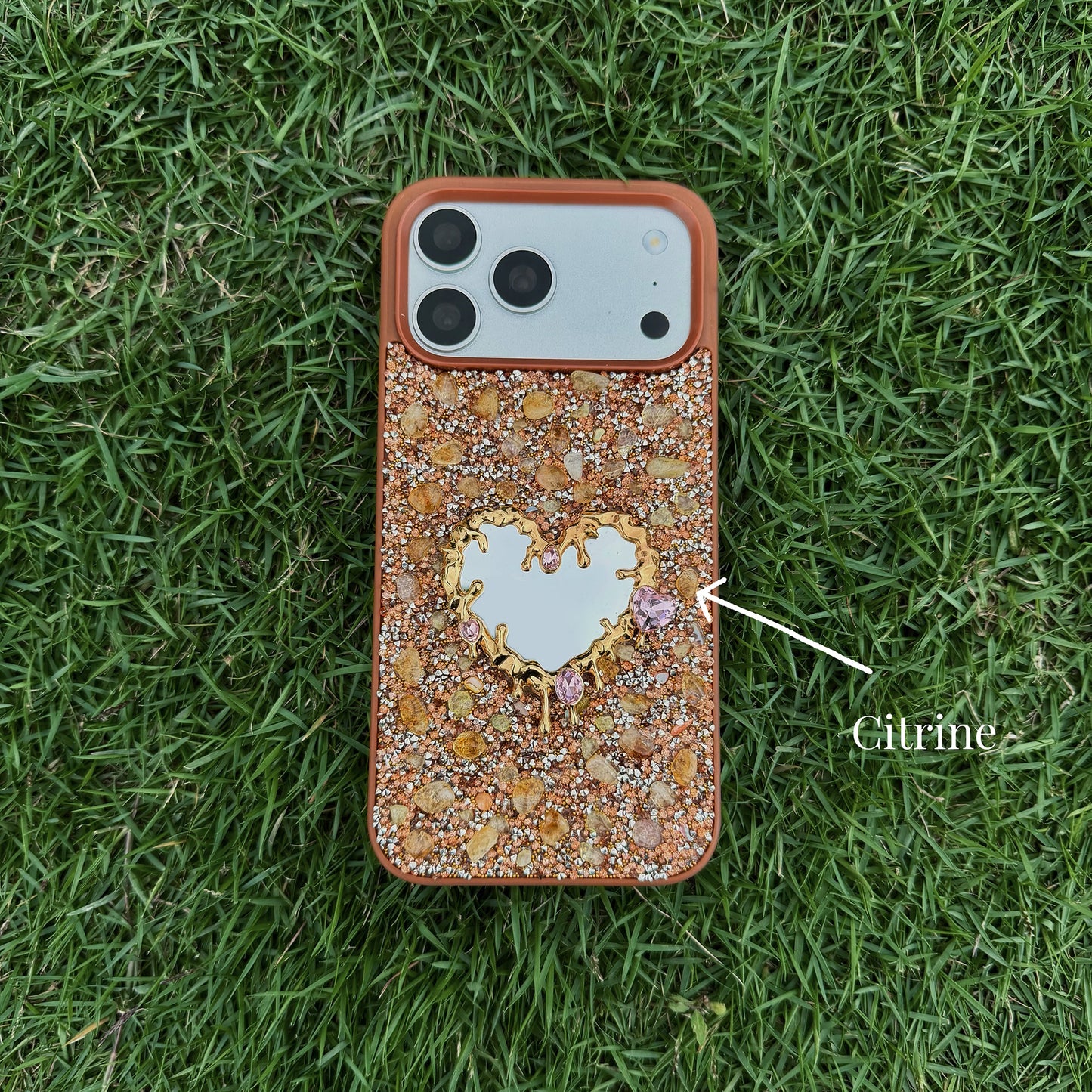 Wealth Crystal Phone Case Attract Abundance · Boost Confidence · Elevate Your Energy