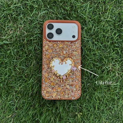 Wealth Crystal Phone Case Attract Abundance · Boost Confidence · Elevate Your Energy