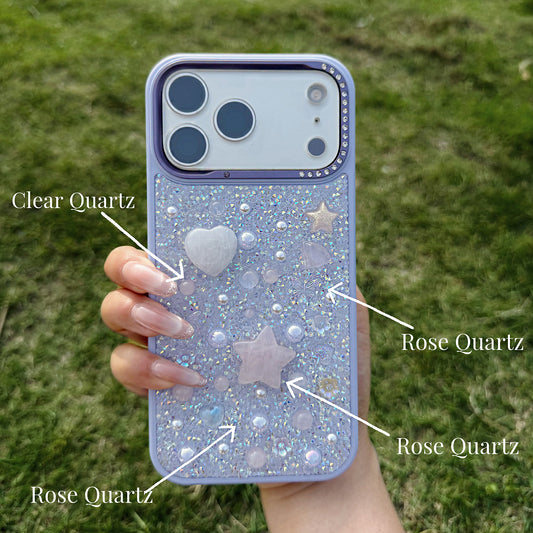Elys Love Energy Crystal Phone Case Heart Chakra • Emotional Healing • Clarity & Focus