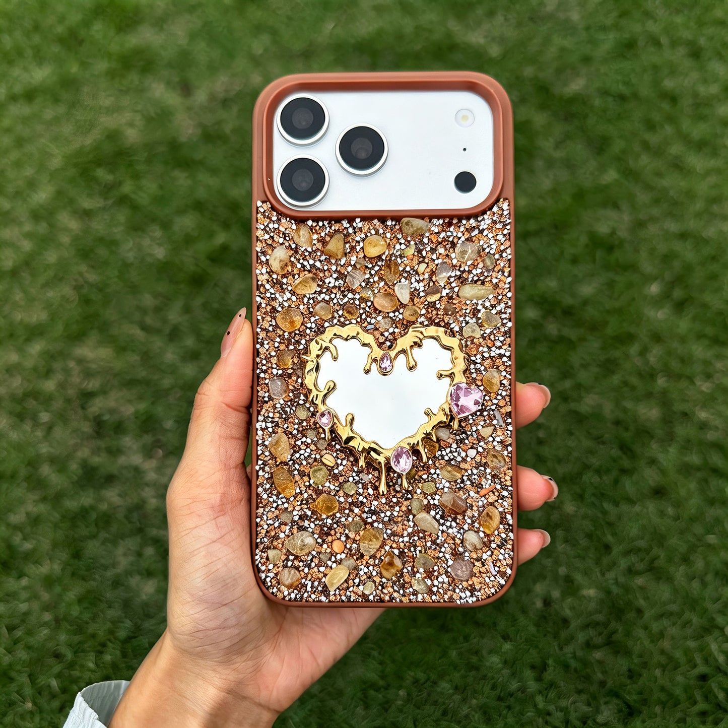 Wealth Crystal Phone Case Attract Abundance · Boost Confidence · Elevate Your Energy