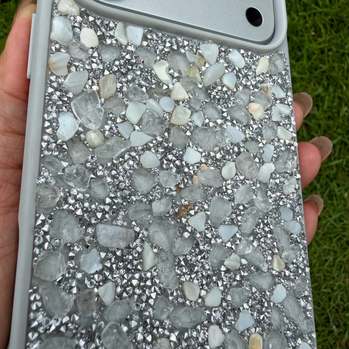 Pure Energy Cleansing Phone Case Clear Crystal Design • Reset Your Mind • Minimal &amp; Powerful