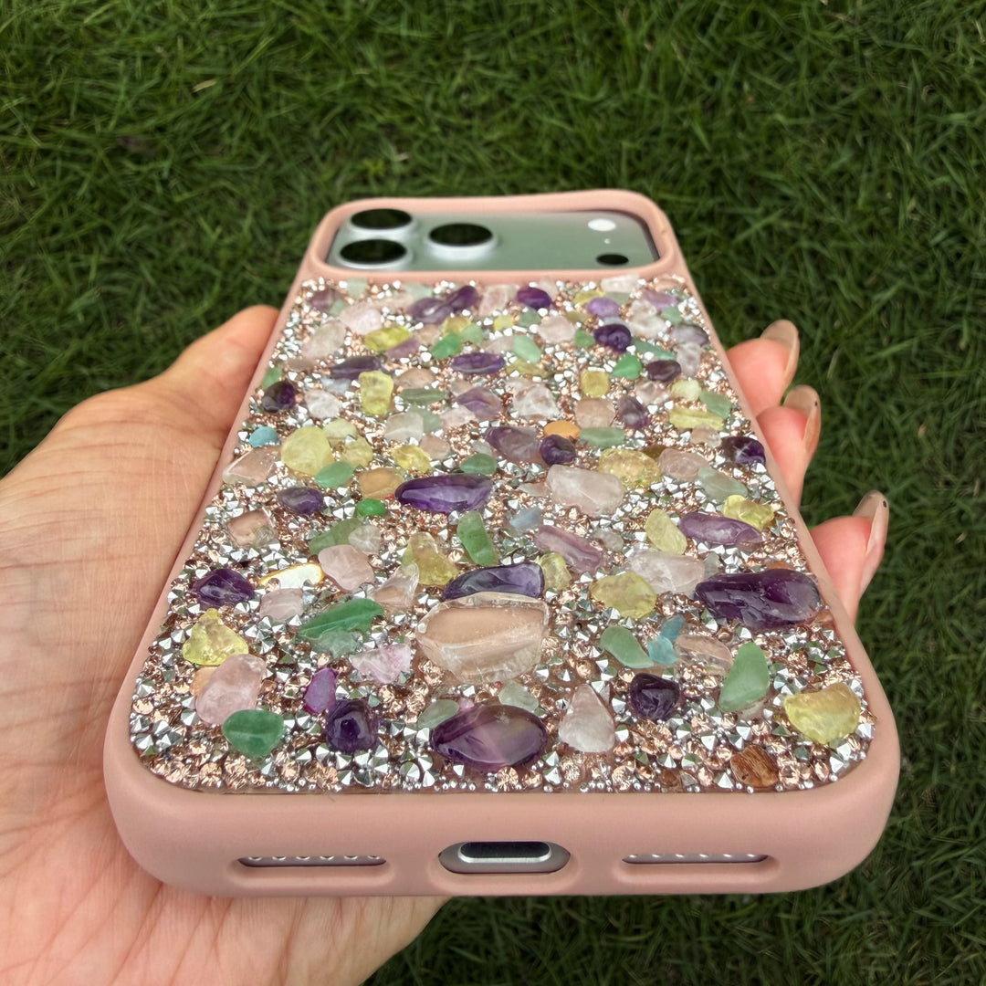 Wealth &amp; Manifestation Energy Phone Case Attract Success • Amplify Focus • Crystal Energy Design