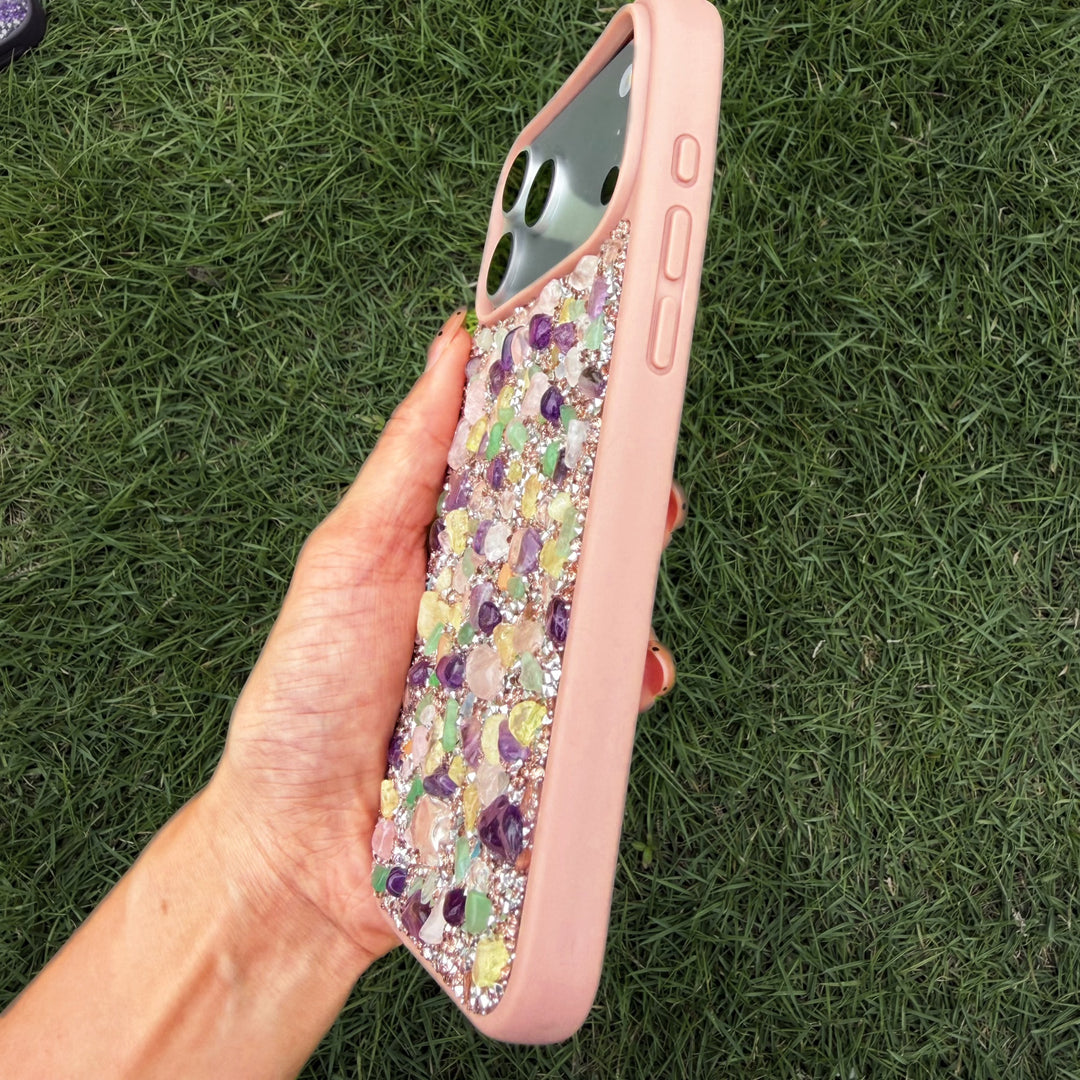 Wealth &amp; Manifestation Energy Phone Case Attract Success • Amplify Focus • Crystal Energy Design