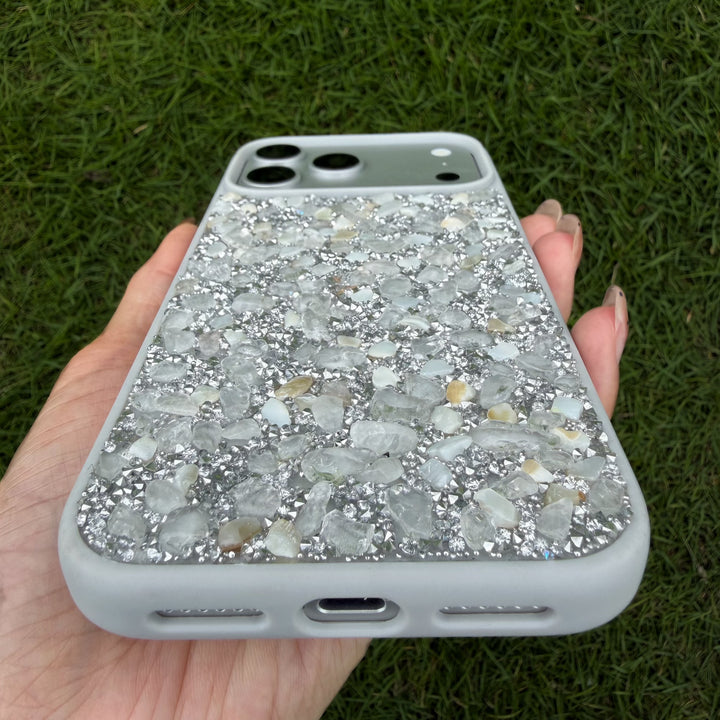 Pure Energy Cleansing Phone Case Clear Crystal Design • Reset Your Mind • Minimal &amp; Powerful