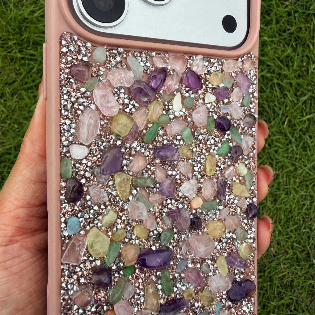 Wealth &amp; Manifestation Energy Phone Case Attract Success • Amplify Focus • Crystal Energy Design