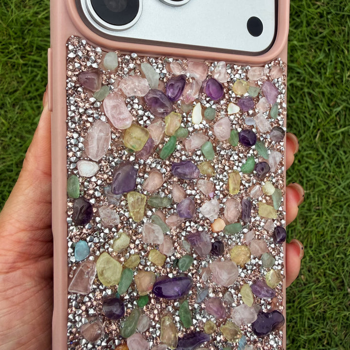 Wealth &amp; Manifestation Energy Phone Case Attract Success • Amplify Focus • Crystal Energy Design