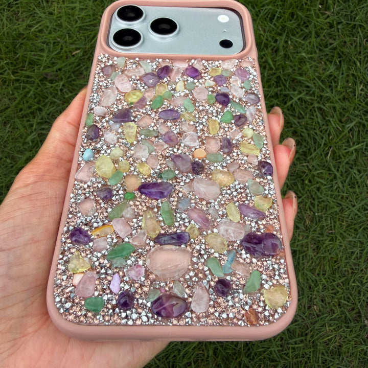 Wealth &amp; Manifestation Energy Phone Case Attract Success • Amplify Focus • Crystal Energy Design