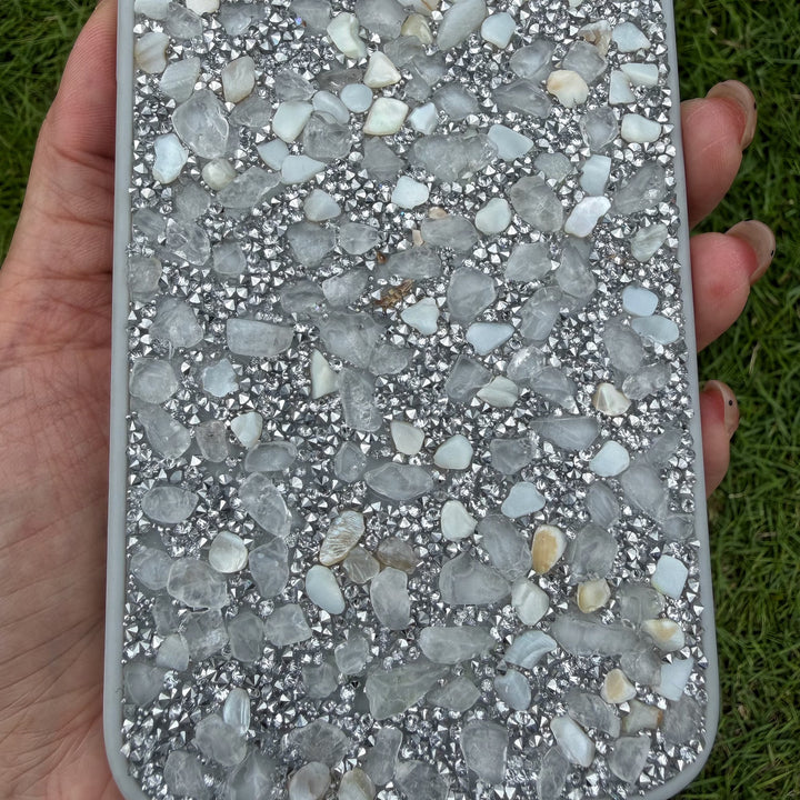 Pure Energy Cleansing Phone Case Clear Crystal Design • Reset Your Mind • Minimal &amp; Powerful