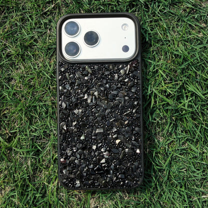 Obsidian Protection Case Handcrafted Crystal Energy Phone Case