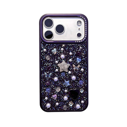 Amethyst Manifestation Case Handcrafted Crystal Energy Phone Case