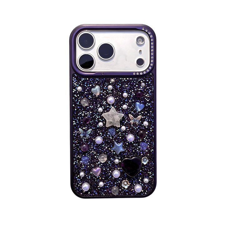 Amethyst Manifestation Case Handcrafted Crystal Energy Phone Case