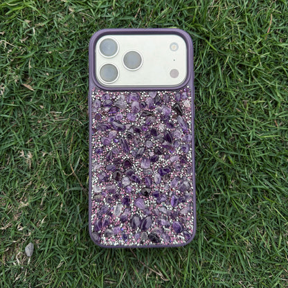 Amethyst Clarity Case Handcrafted Crystal Energy Phone Case