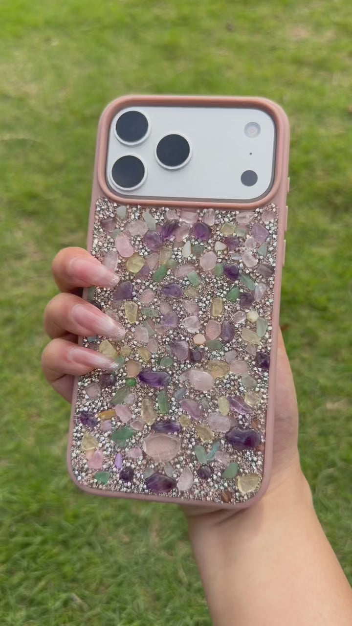 Wealth &amp; Manifestation Energy Phone Case Attract Success • Amplify Focus • Crystal Energy Design