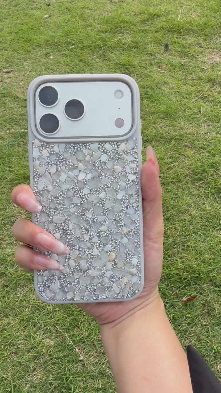 Pure Energy Cleansing Phone Case Clear Crystal Design • Reset Your Mind • Minimal &amp; Powerful